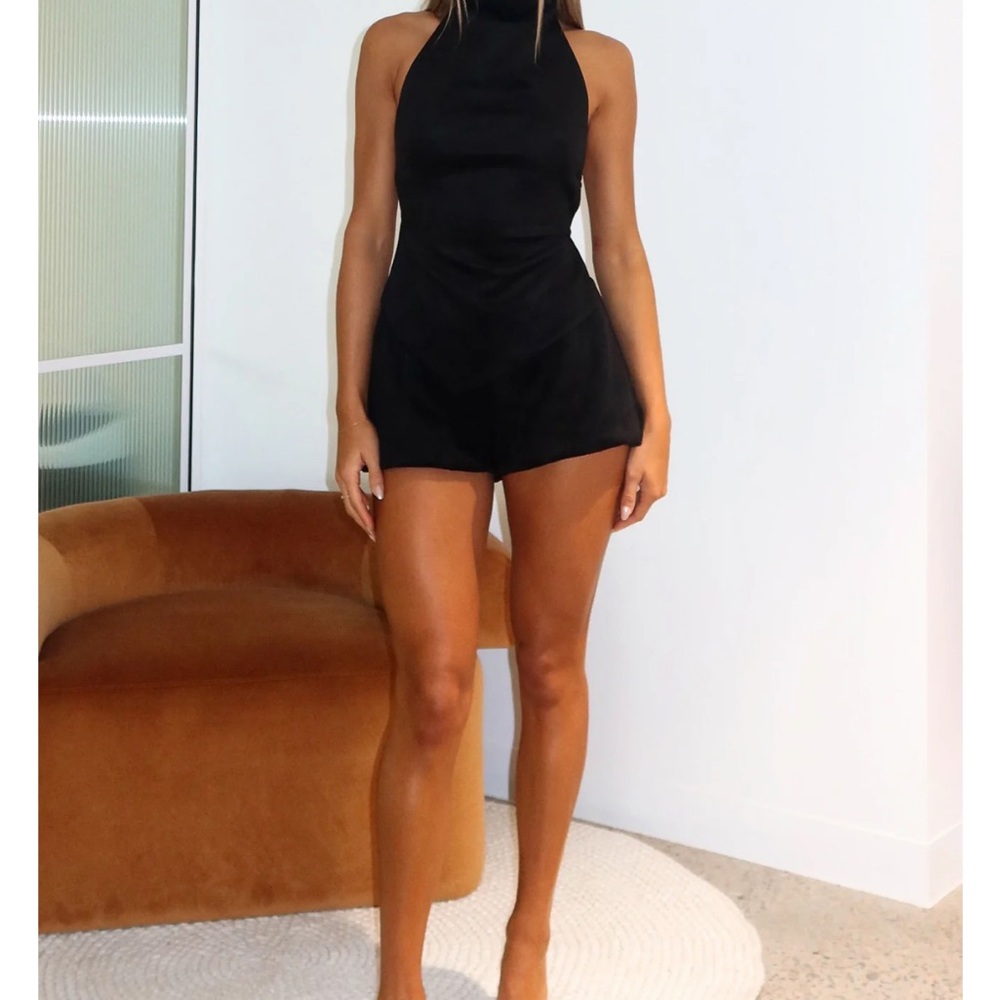 White Fox Boutique Black Still Love Me Faux Suede Mini Shorts